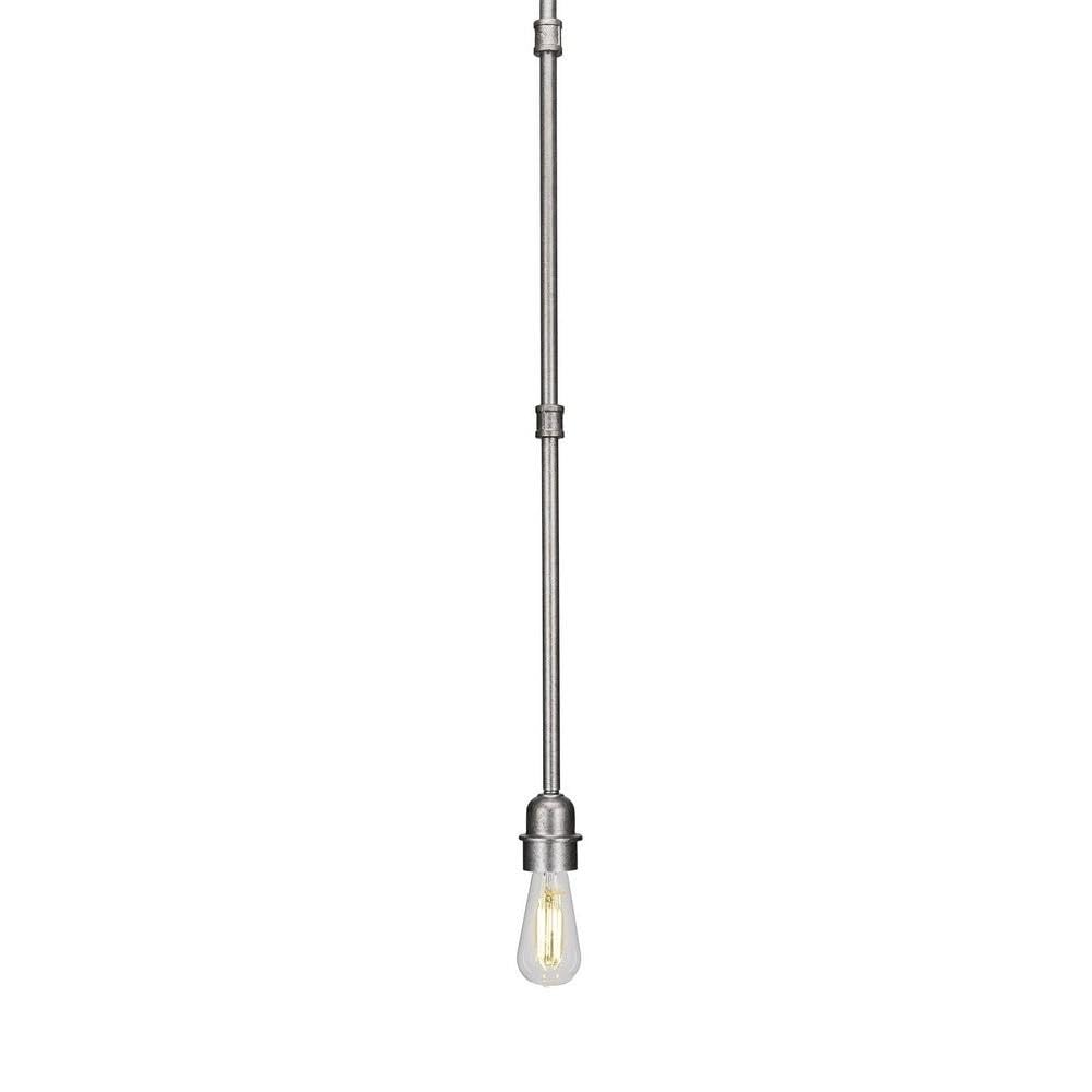 Vintage 1 Light Mini Pendant In Aged Silver (284-As-Led18C)