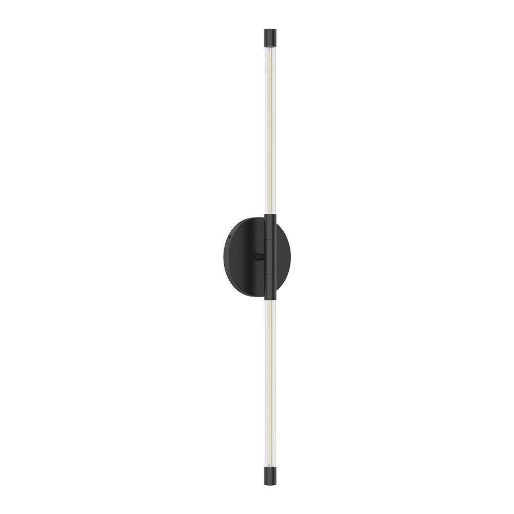 Kuzco Lighting Motif - 9W LED Wall Sconce-25.63 Inches Tall and 0.75 Inches Wide-Black Finish