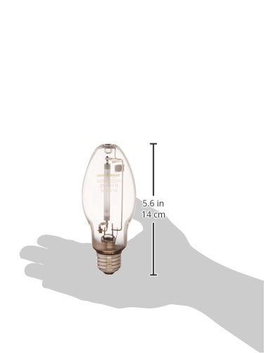 Satco High Pressure Sodium Lamp S3128 100W Clear Glass ED17 2100K Pack