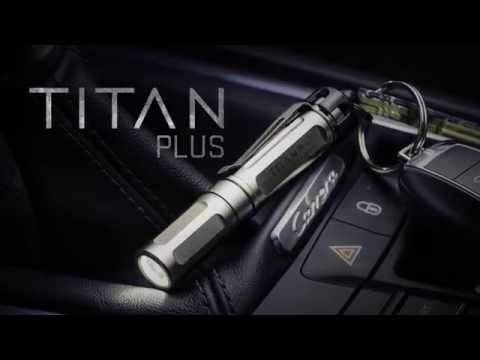 SureFire Titan Plus Ultra-Compact LED Keychain Light, Silver Matte, Model TITAN-B, Brass Material