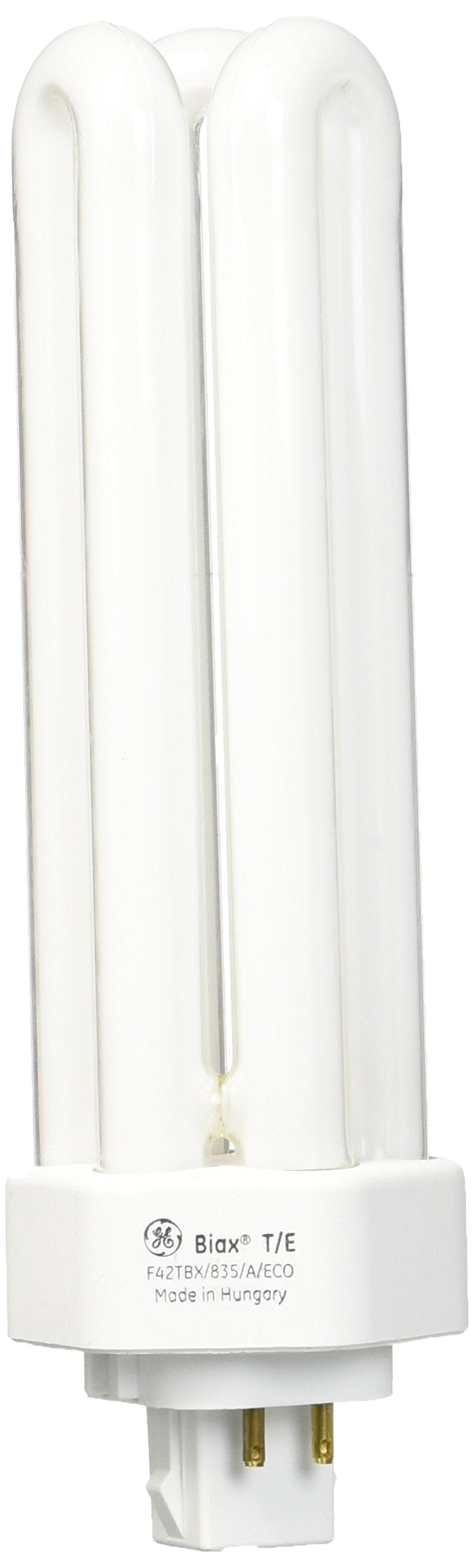 GE Lighting 97635 42W 4 Pin Triple GX24-q4 Neutral White Glass Bulb, 1 Count