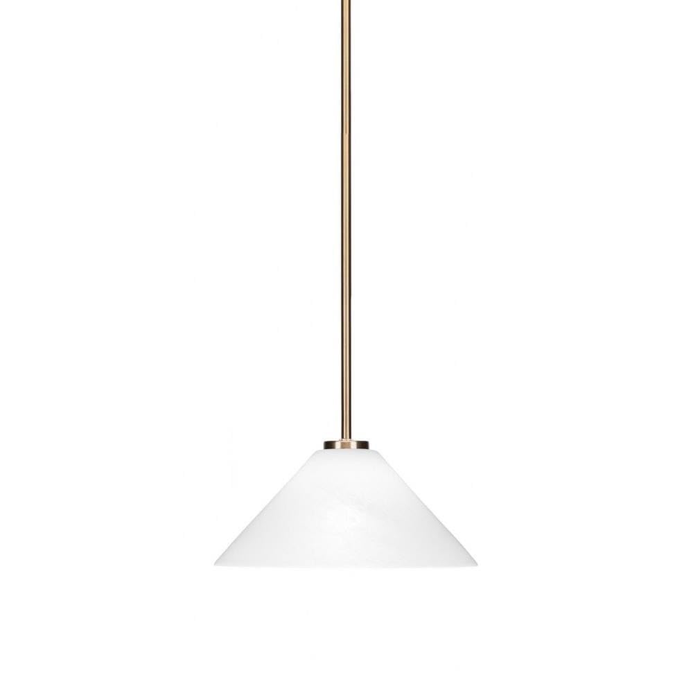 Atlas 1 Light Mini Pendant in New Age Brass (4501-NAB-2121)
