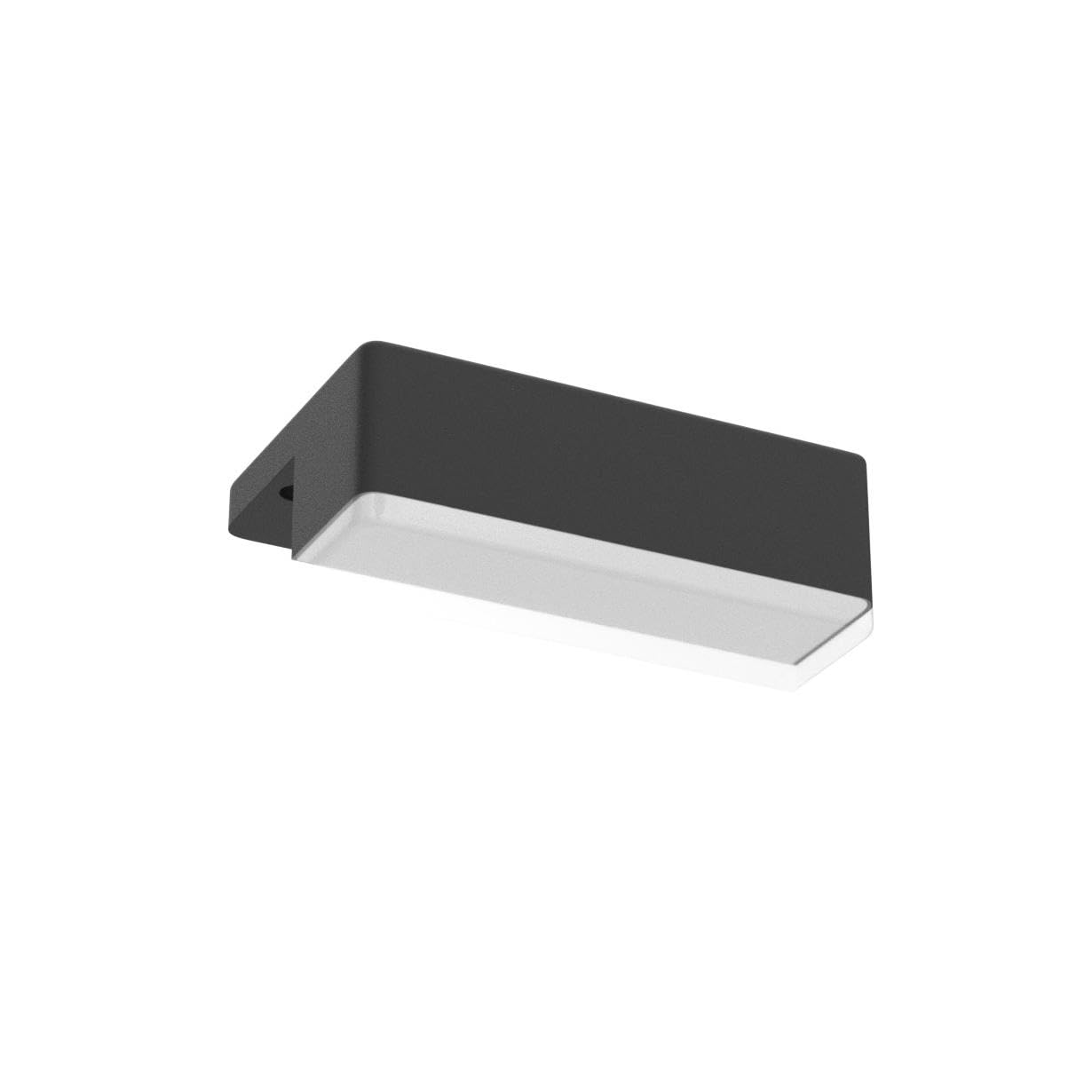 SOLPEX Solar Fence Lights, 6 LEDs Waterproof Outdoor Lighting, 16 Pack Warm White, Black, Model 8543