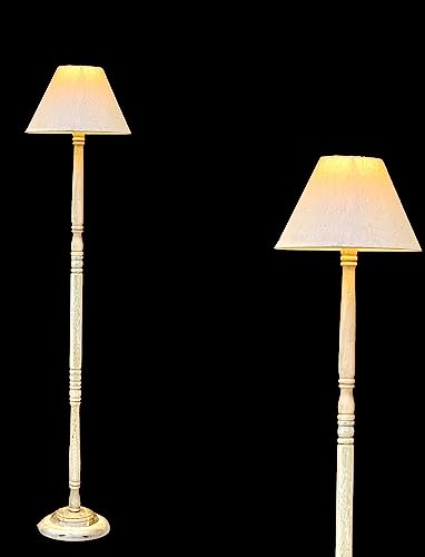 ORIFY Classic Floor Lamp for Living Room, Bedroom, and Office, Classic Floor Lamp Best for Room Decor (Pack of One,Wood, Natural