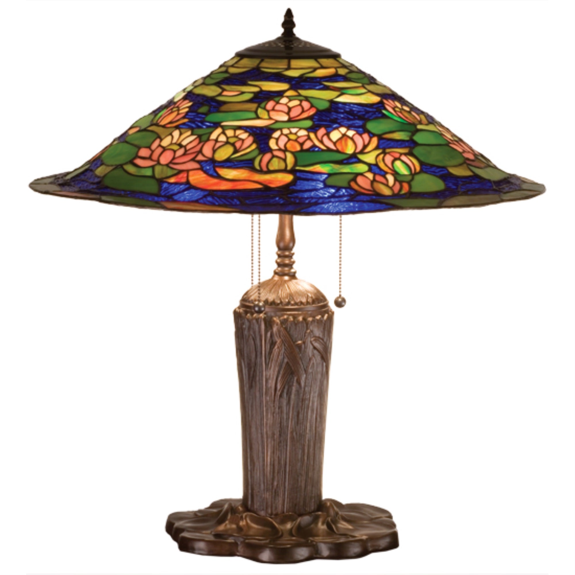 25''H Tiffany Pond Lily Table Lamp
