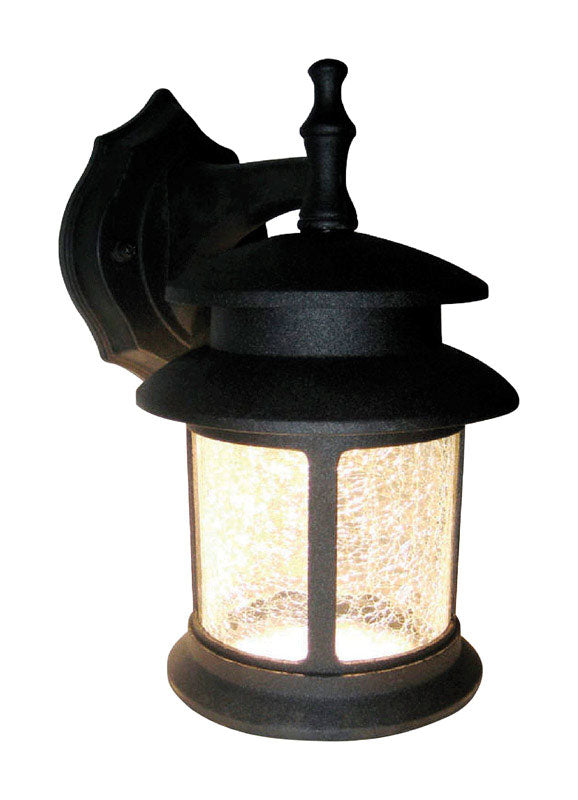 Westinghouse LED Exterior Wall Lantern, 9.75in Ltn, Oil-Rubbed Bronze, Model 6400300, Plastic Material