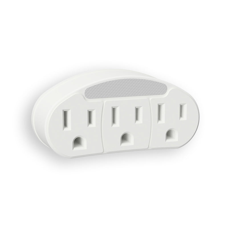 NITE LITE W/ 3 OUTLETS (Pack of 1)