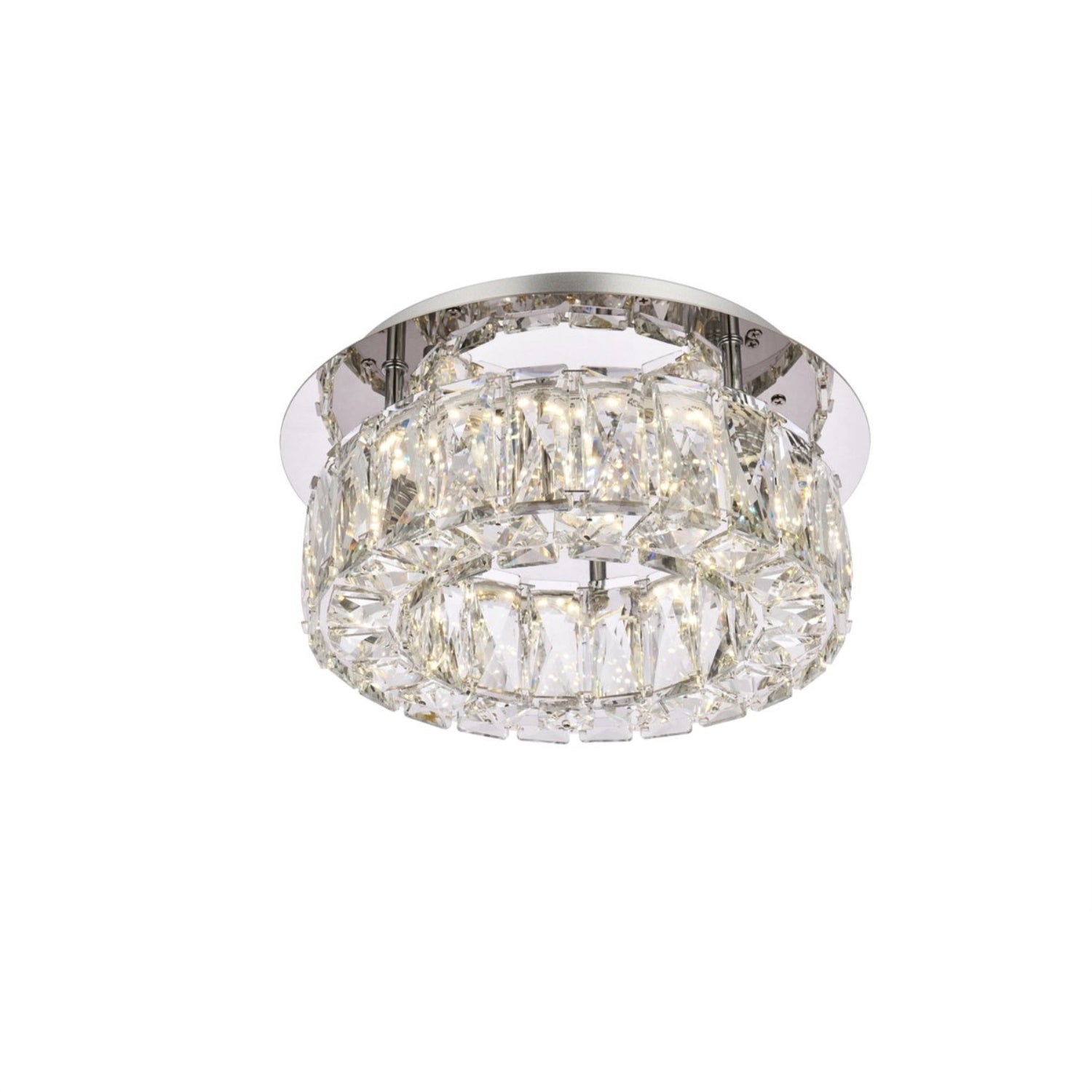 Elegant Lighting Monroe 12&quot; Led Single Flush Mount