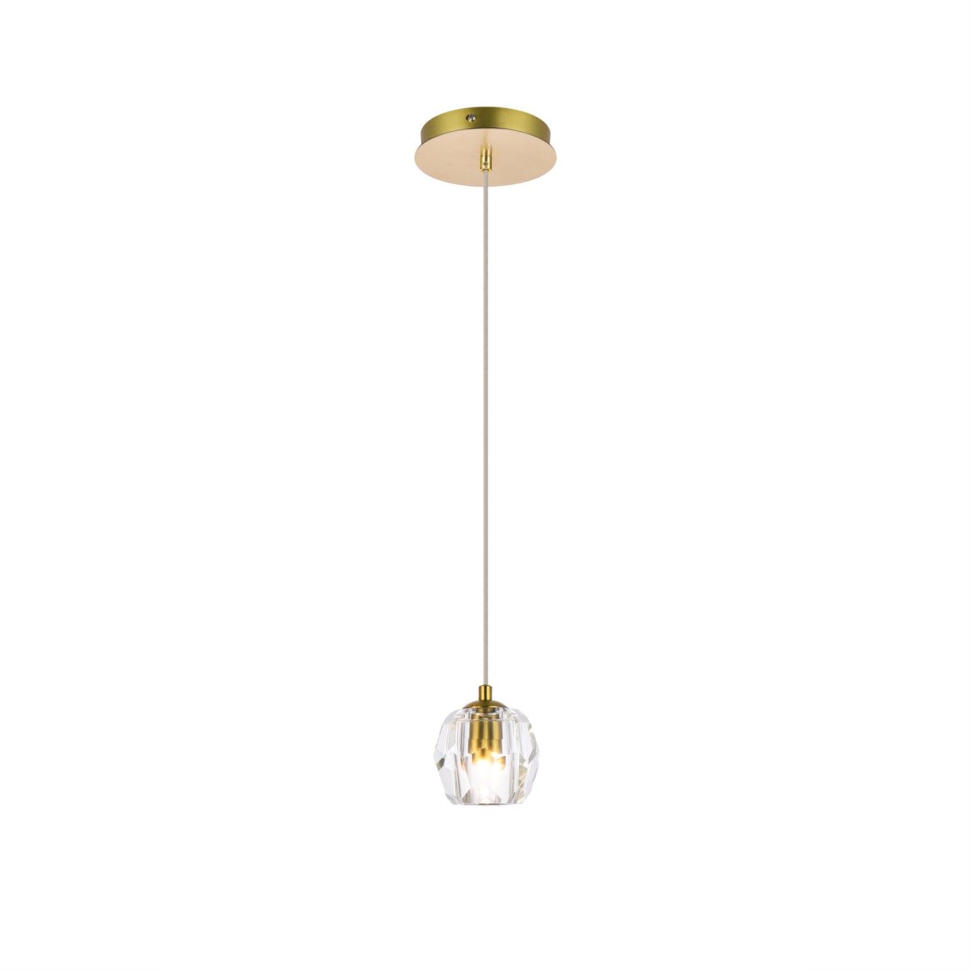 Eren 1 light Gold pendant