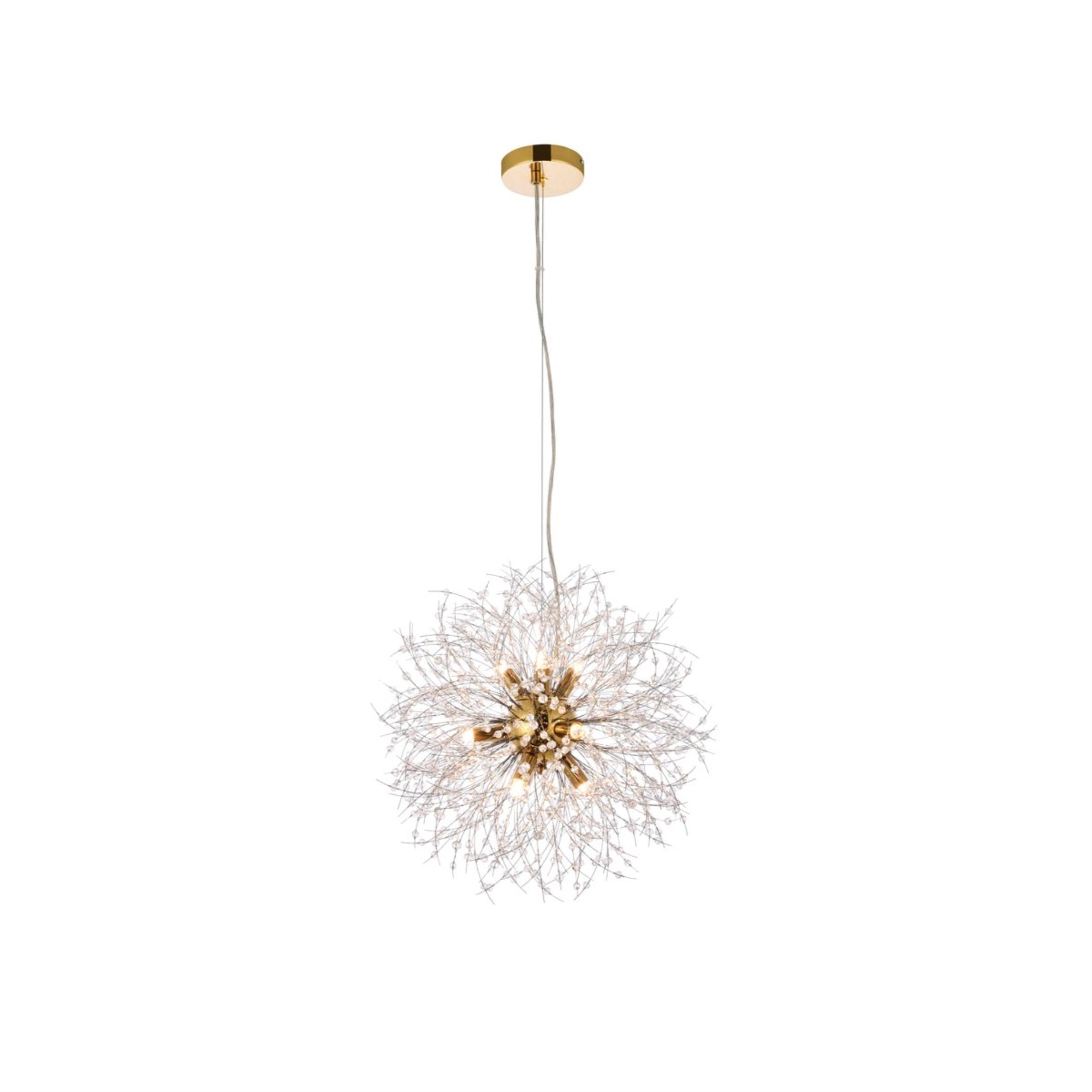 Solace 9 Lights Gold Pendant
