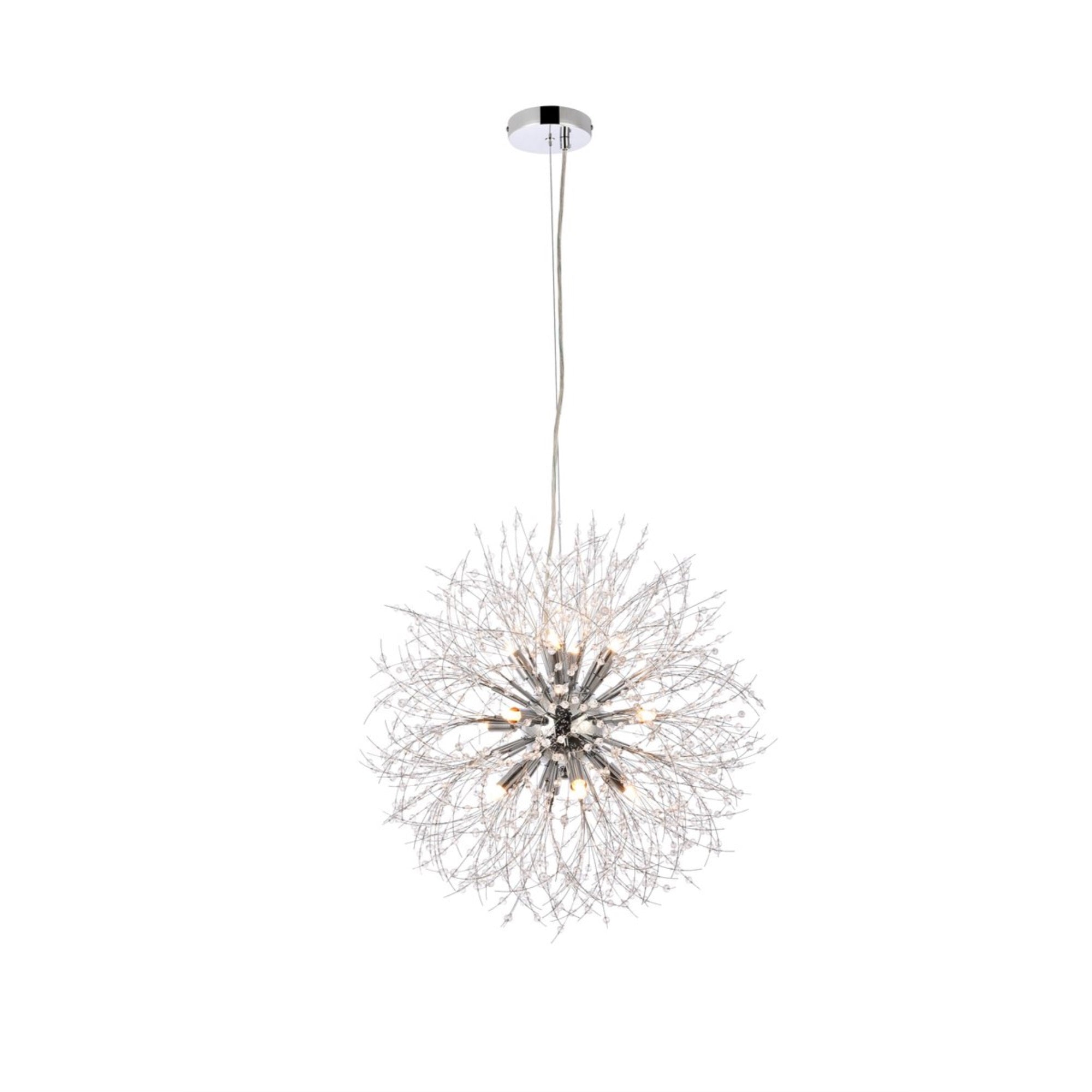 Solace 12 lights Chrome pendant
