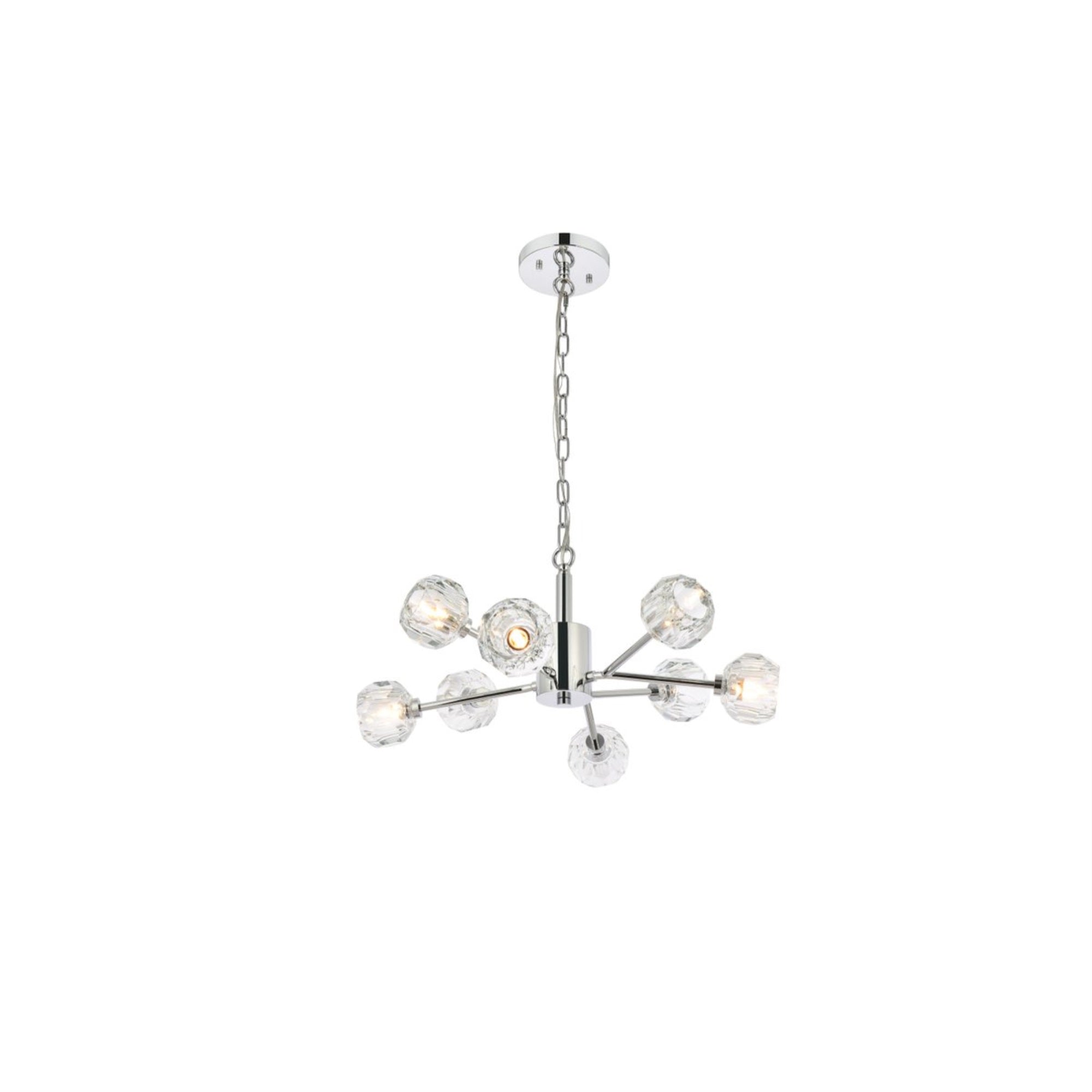 Graham 8 Light Pendant in Chrome