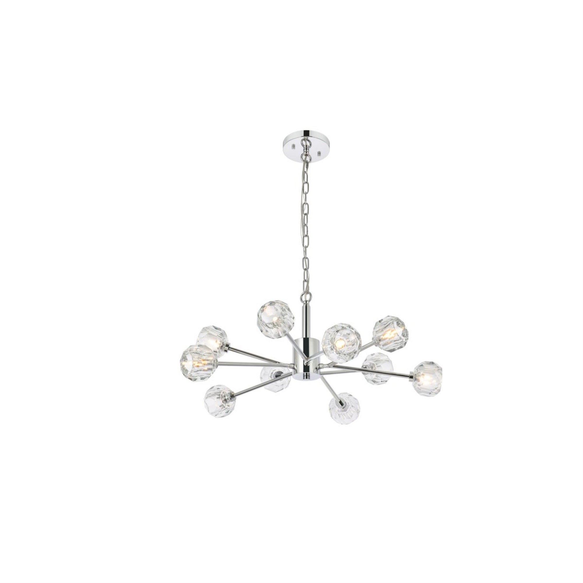 Graham 10 Light Pendant in Chrome