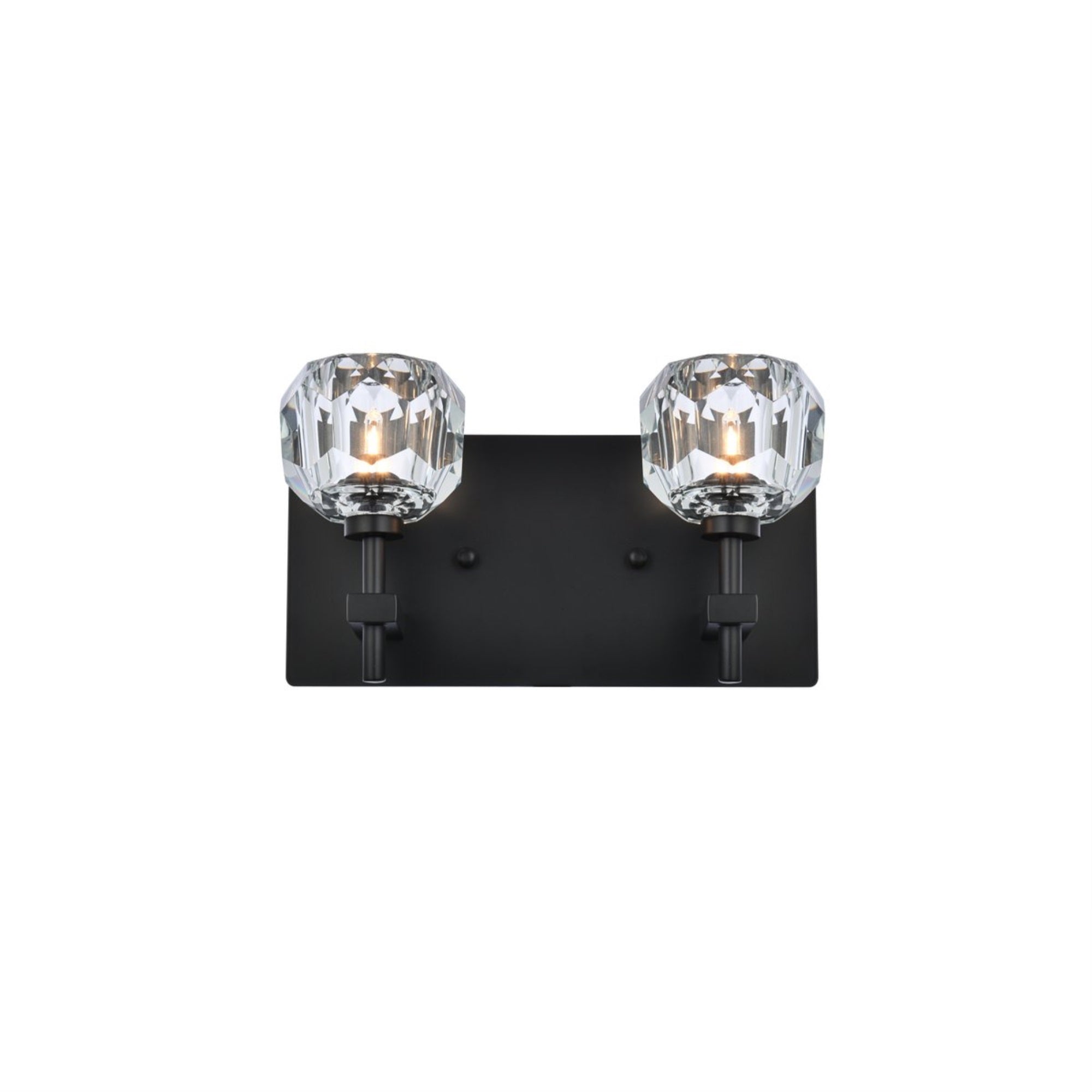 Graham 2 Light Wall Sconce in Black