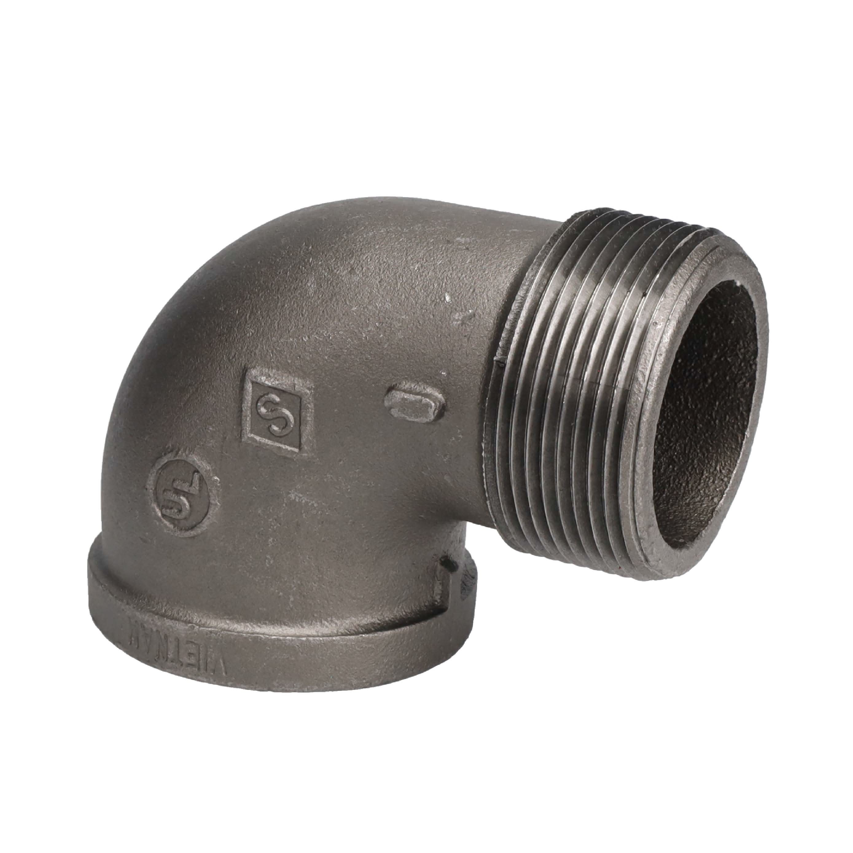 3 in. Black 90 Degree Street Elbow