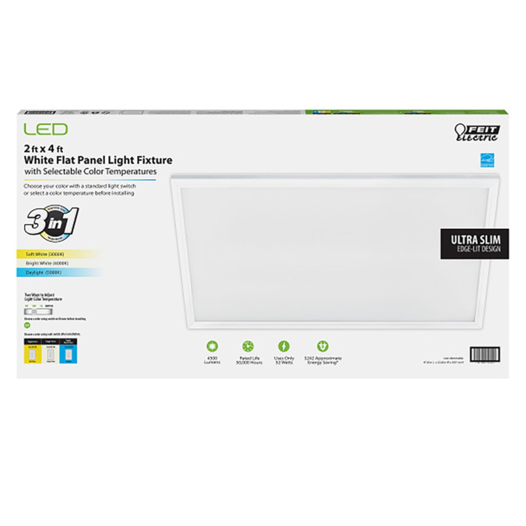 LED LGHT 2X4 4500 LUMEN (Pack of 1)