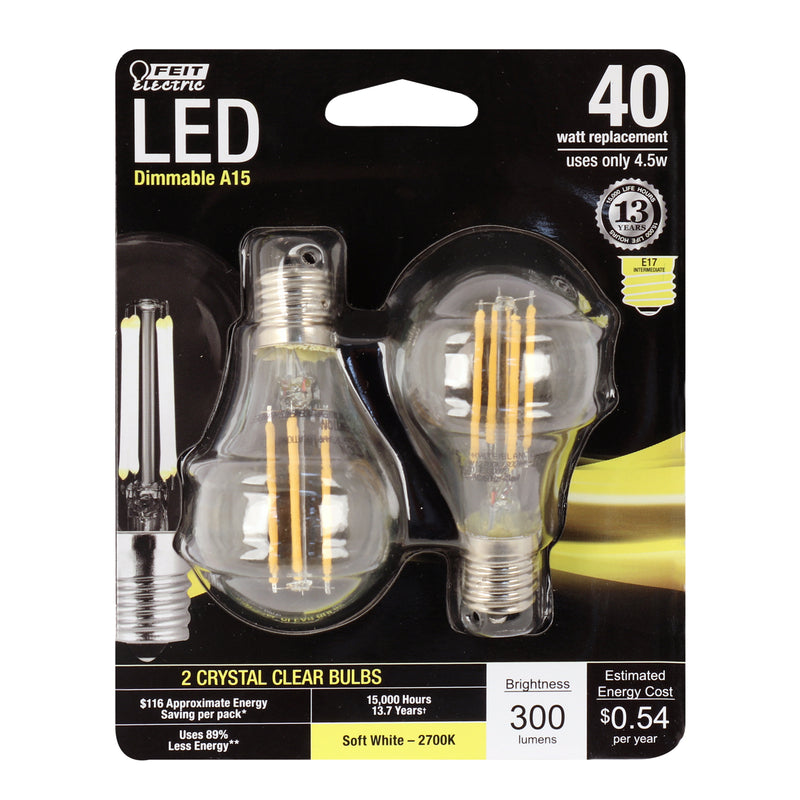 LED FEIT A15 40W EQ SW (Pack of 1)