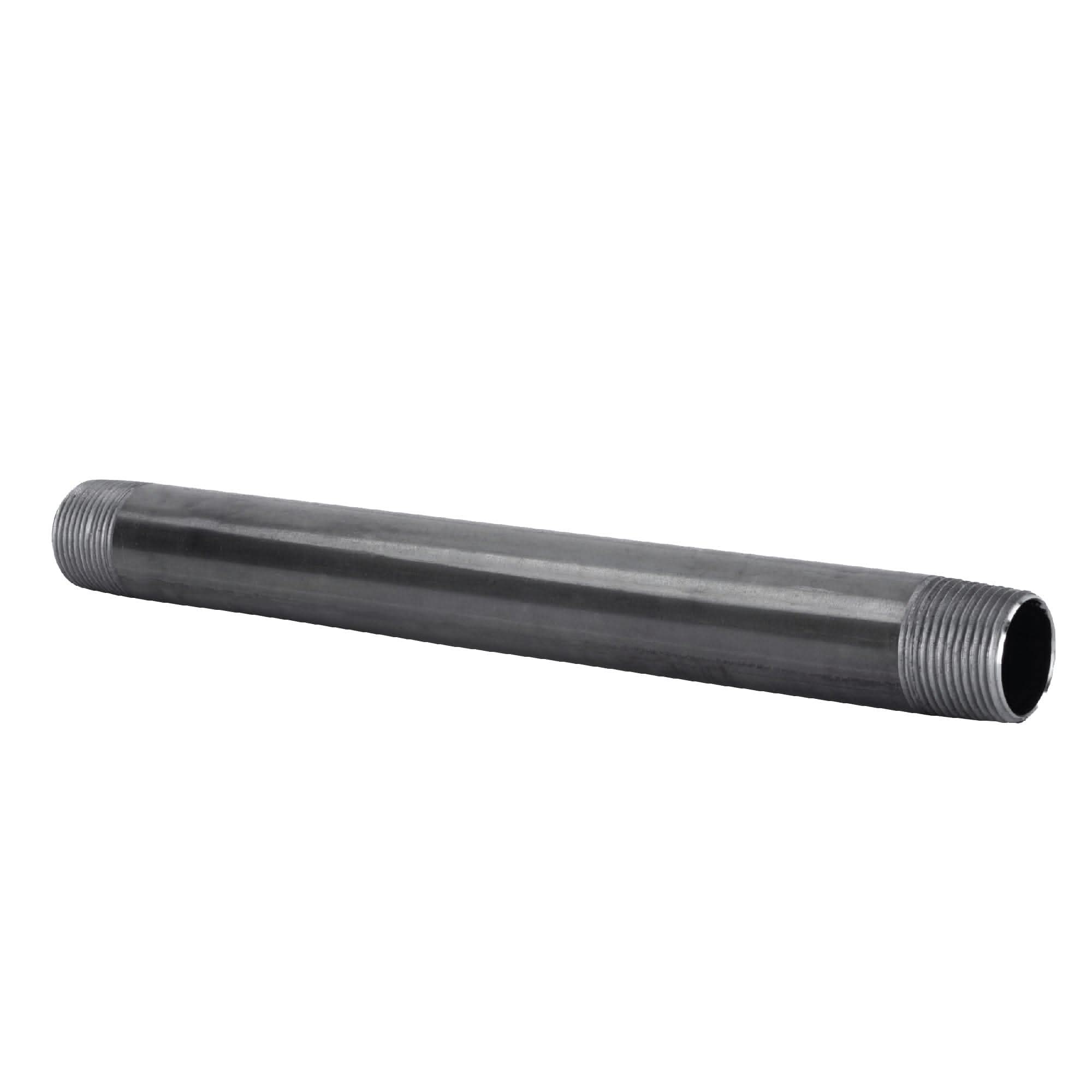 1 in. x 16 in. Black Pipe