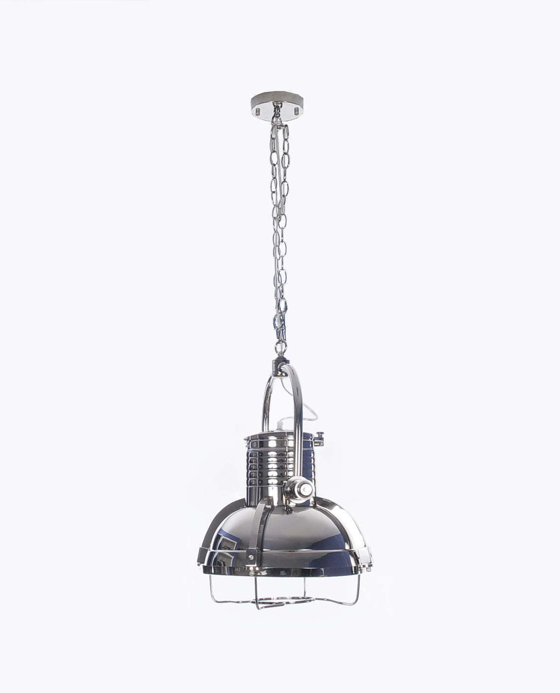 15'' X 15'' X 66'' Large Steel  Pendant Lamp