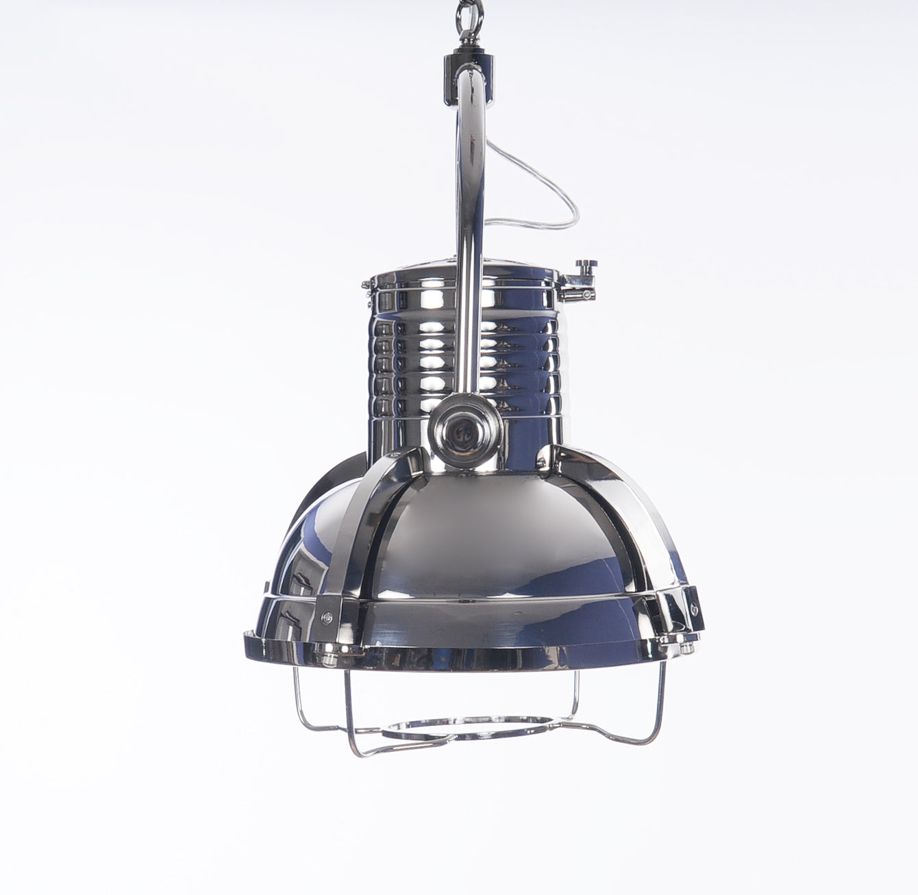 15'' X 15'' X 66'' Large Steel  Pendant Lamp