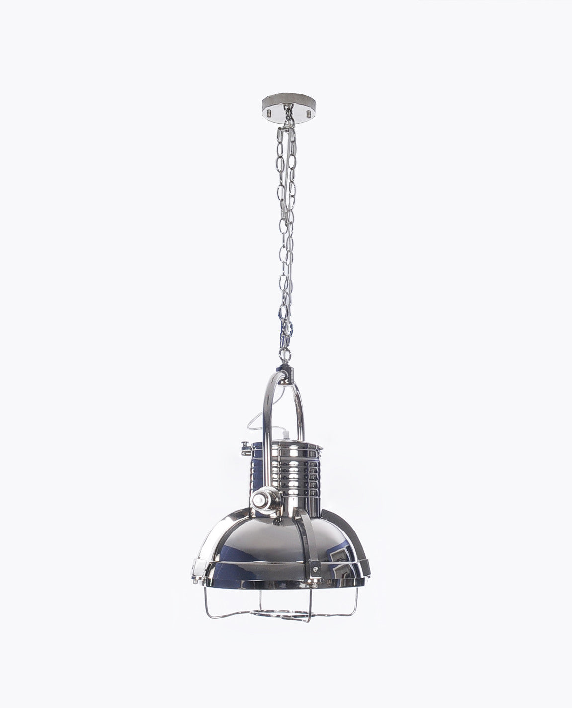 15'' X 15'' X 66'' Large Steel  Pendant Lamp