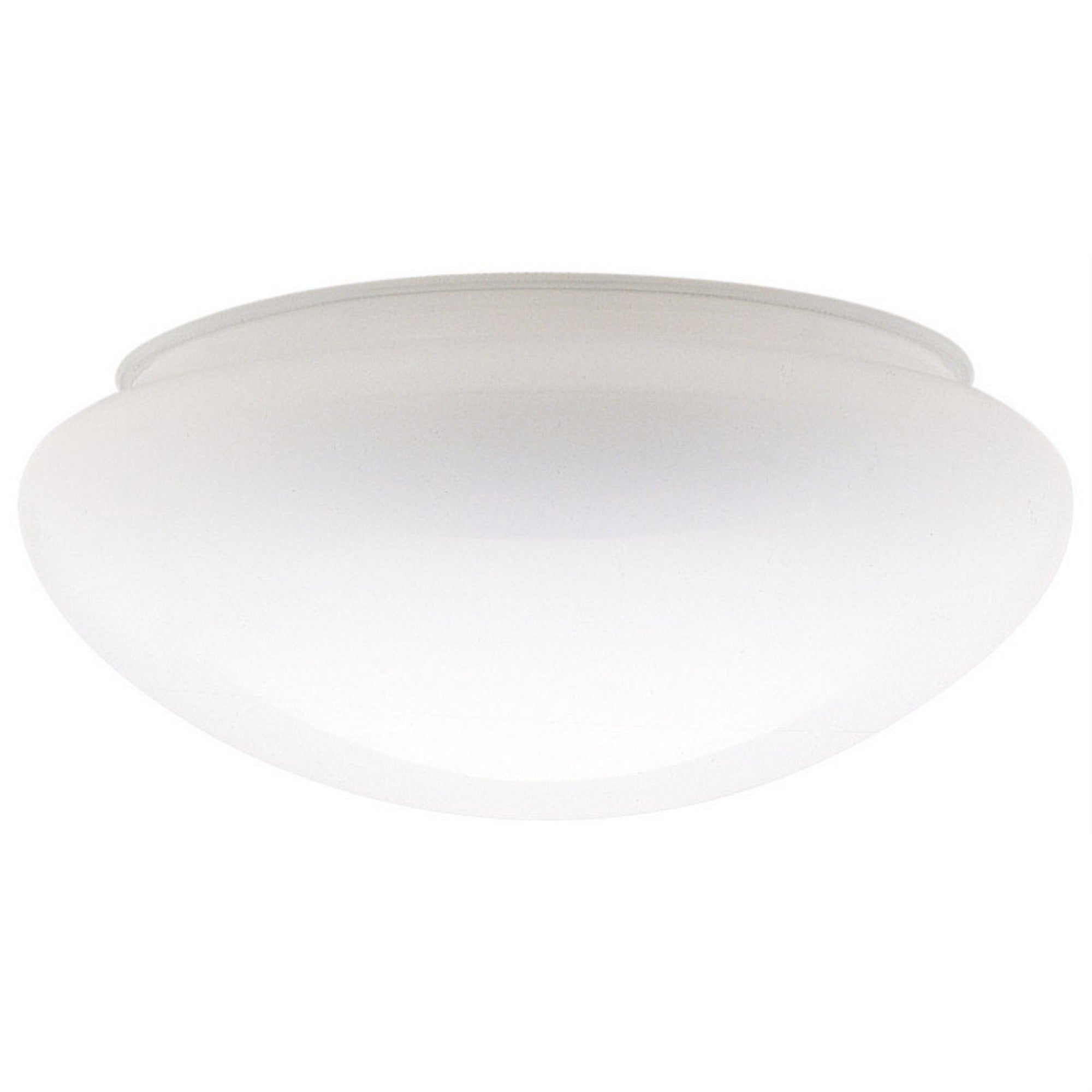 Westinghouse Glass Mushroom Shade 8in - White, Plastic, Model 8575708, One Size