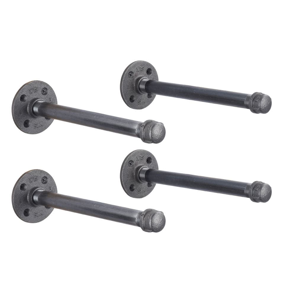 1/2 in. x 10 in. Shelf Bracket Kit, 4 Pack