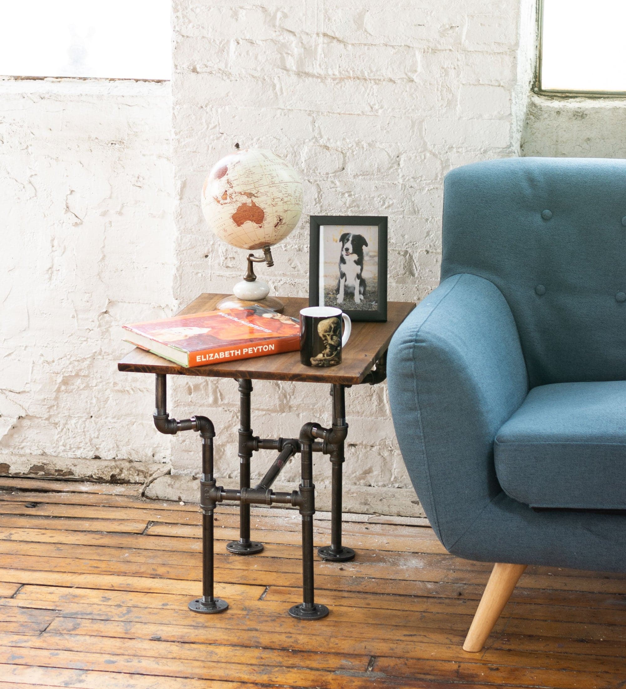 Streetlights End Table By PIPE DECOR