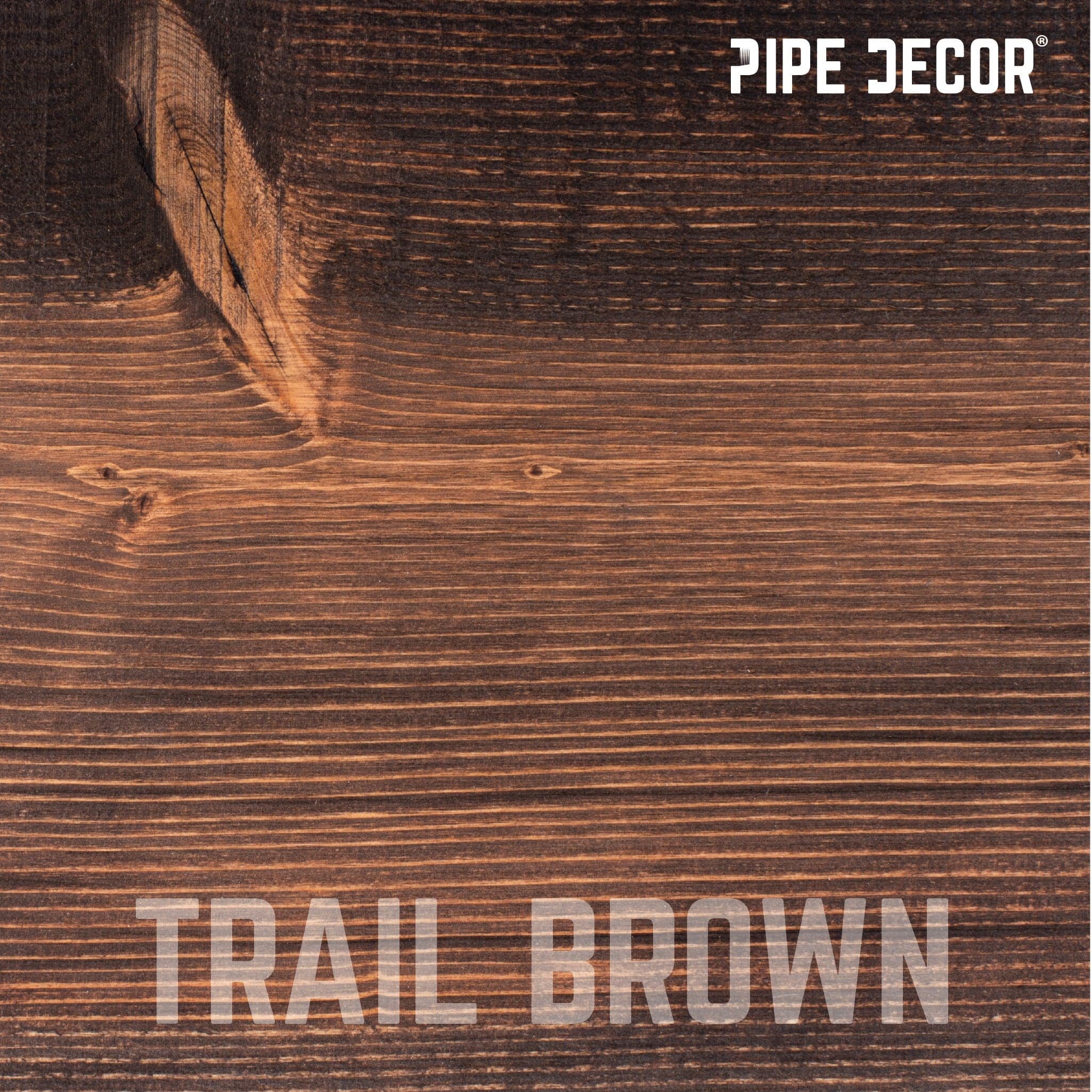 RESTORE Trail Brown 24 in. Wood Shelf (Wood Only)