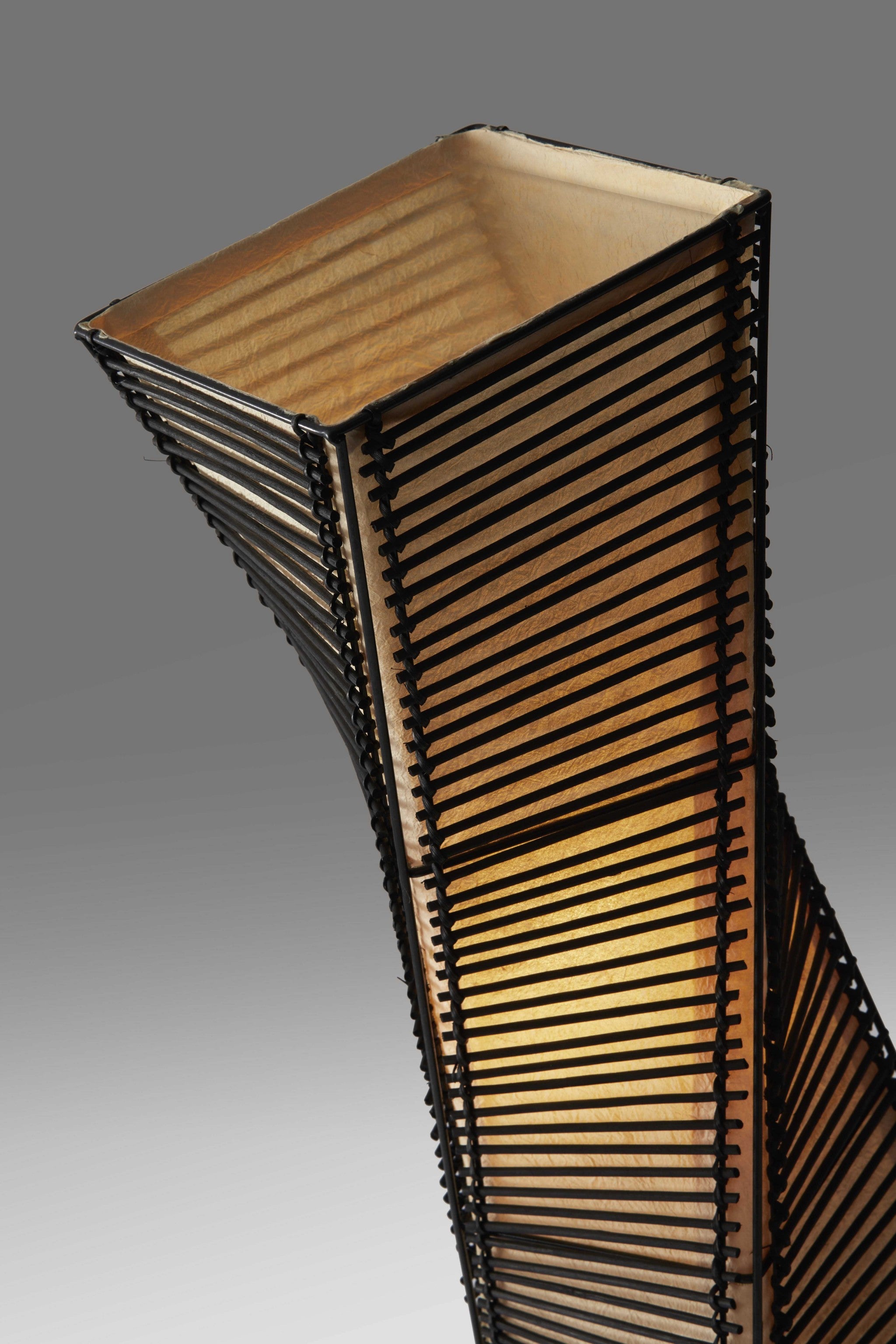 68'' Black Novelty Floor Lamp With White Novelty Shade