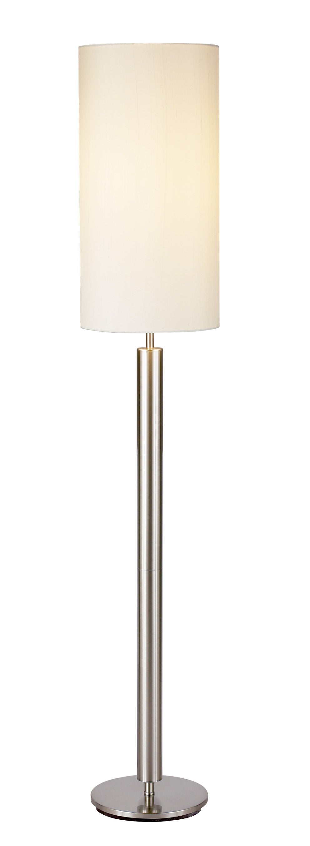 Homeroots 58&quot; Traditional Shaped Floor Lamp With White Drum Shade