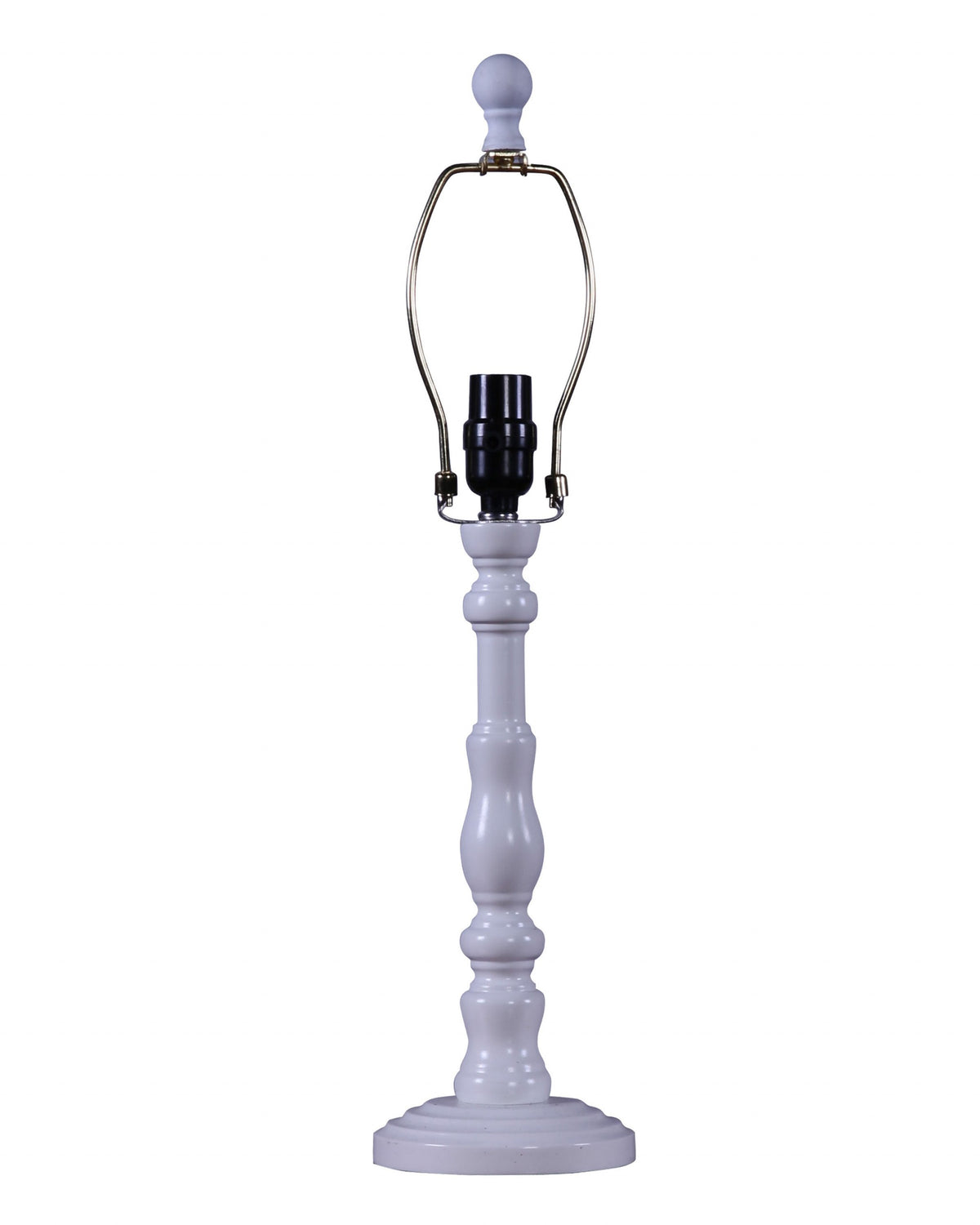 25'' White Standard Table Lamp