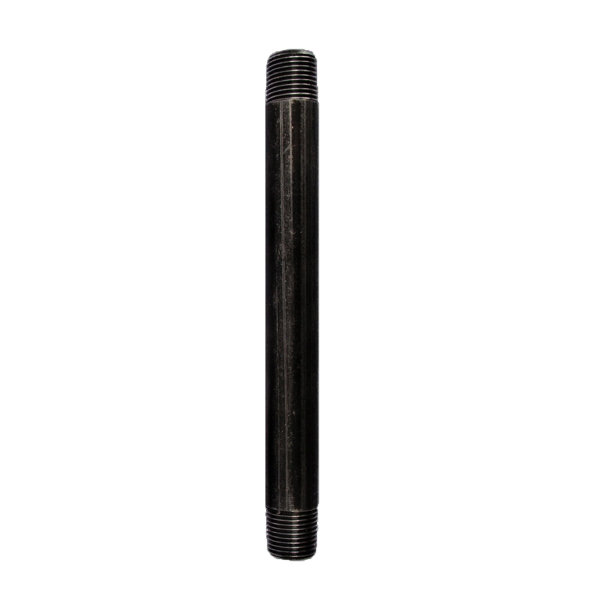 1/2 in. x 8 in. Prefinished Matte Black Pipe