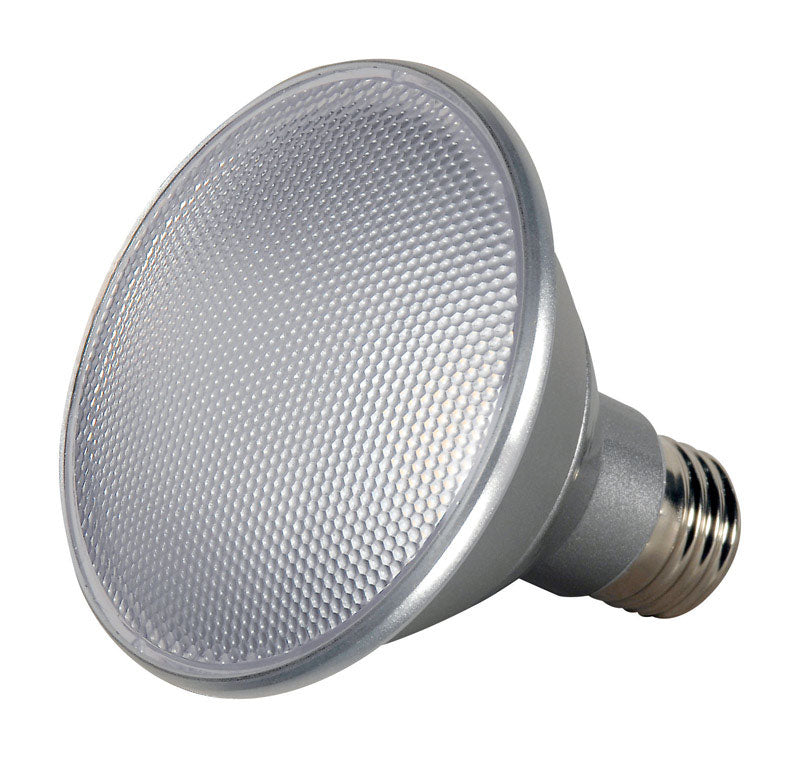 Satco Par30 LED Light Bulb, 3000K Soft White, 13W, Medium Base, Model S9416, 40° Beam Spread, 1 Count