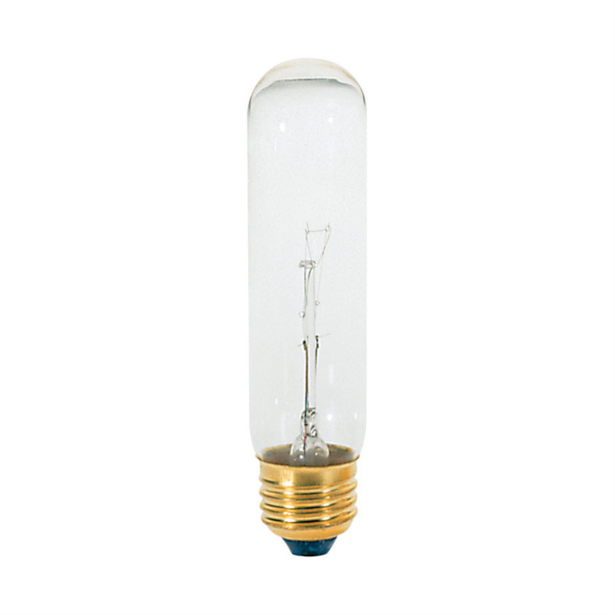 Satco S3700 25-Watt T10 Clear Light Bulb, Medium Base, 120V, Copper Material