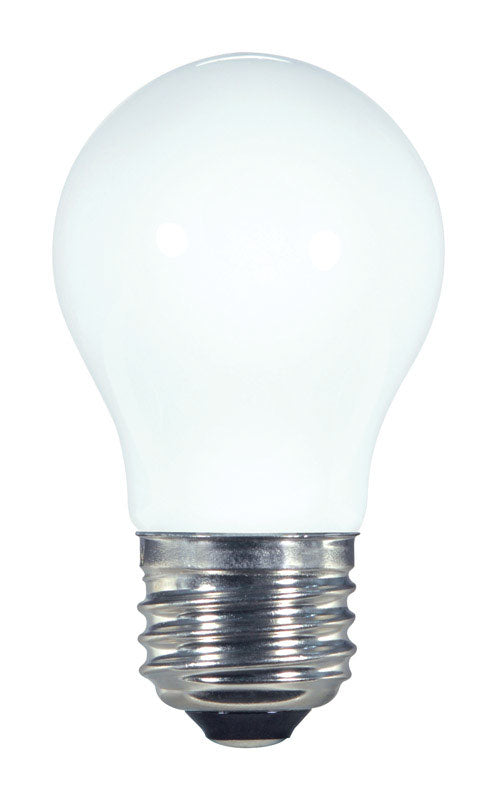 Satco Medium Light Bulb S9151, Frost Glass Finish, 3.31 inches
