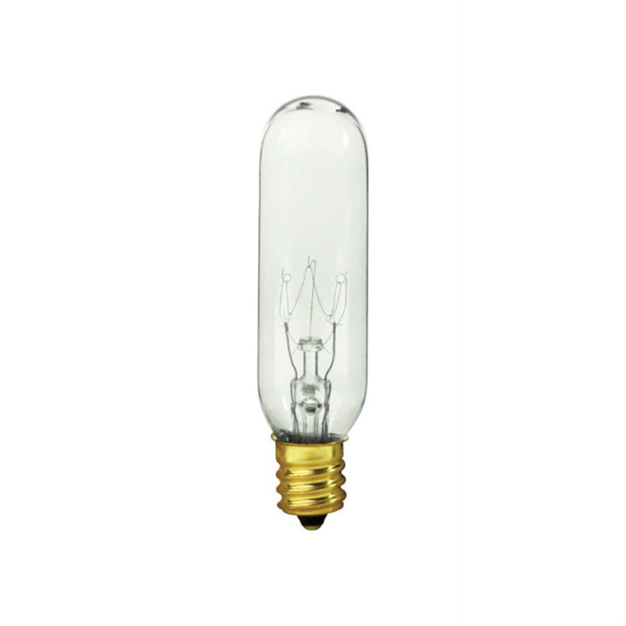 Satco Candelabra Bulb, Clear Glass, 3.63 Inches, Pack Of 1 - Light Finish