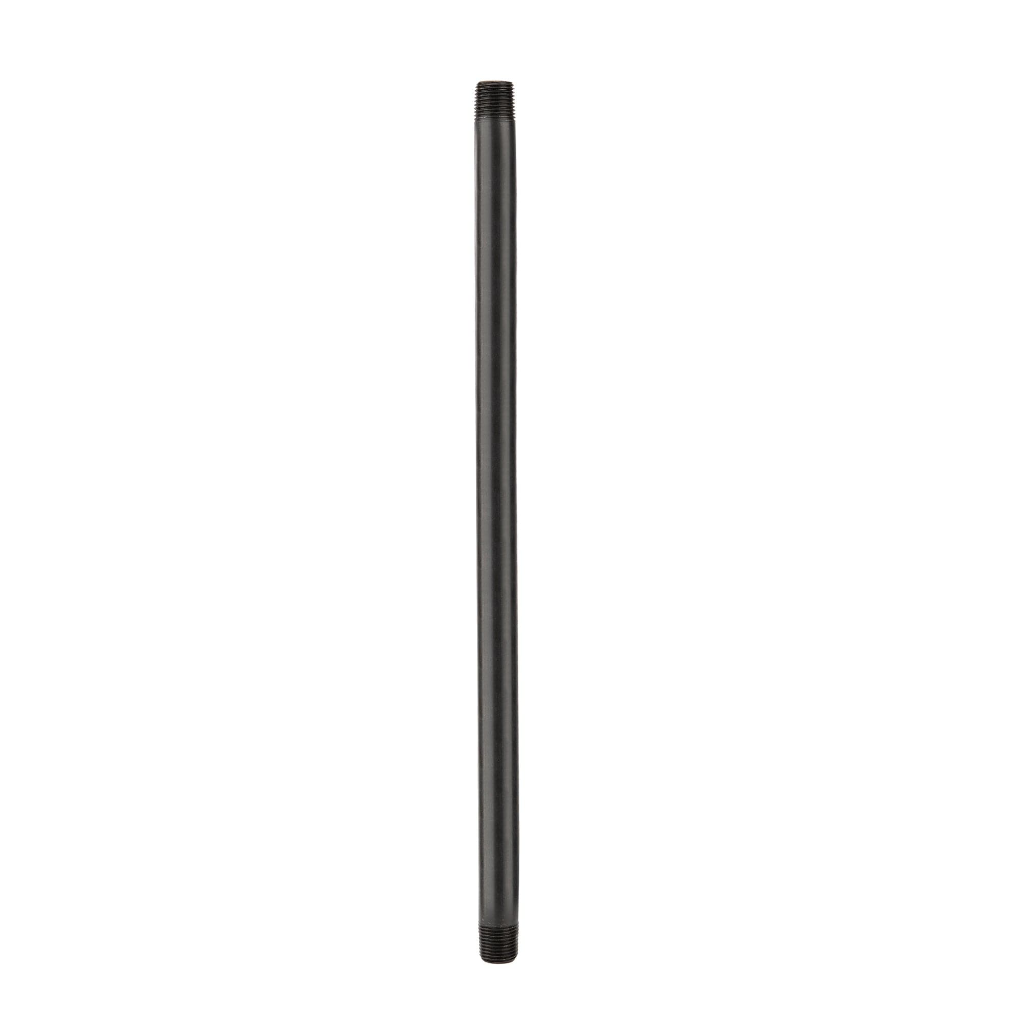 1/2 in. x 18 in. Prefinished Matte Black Pipe