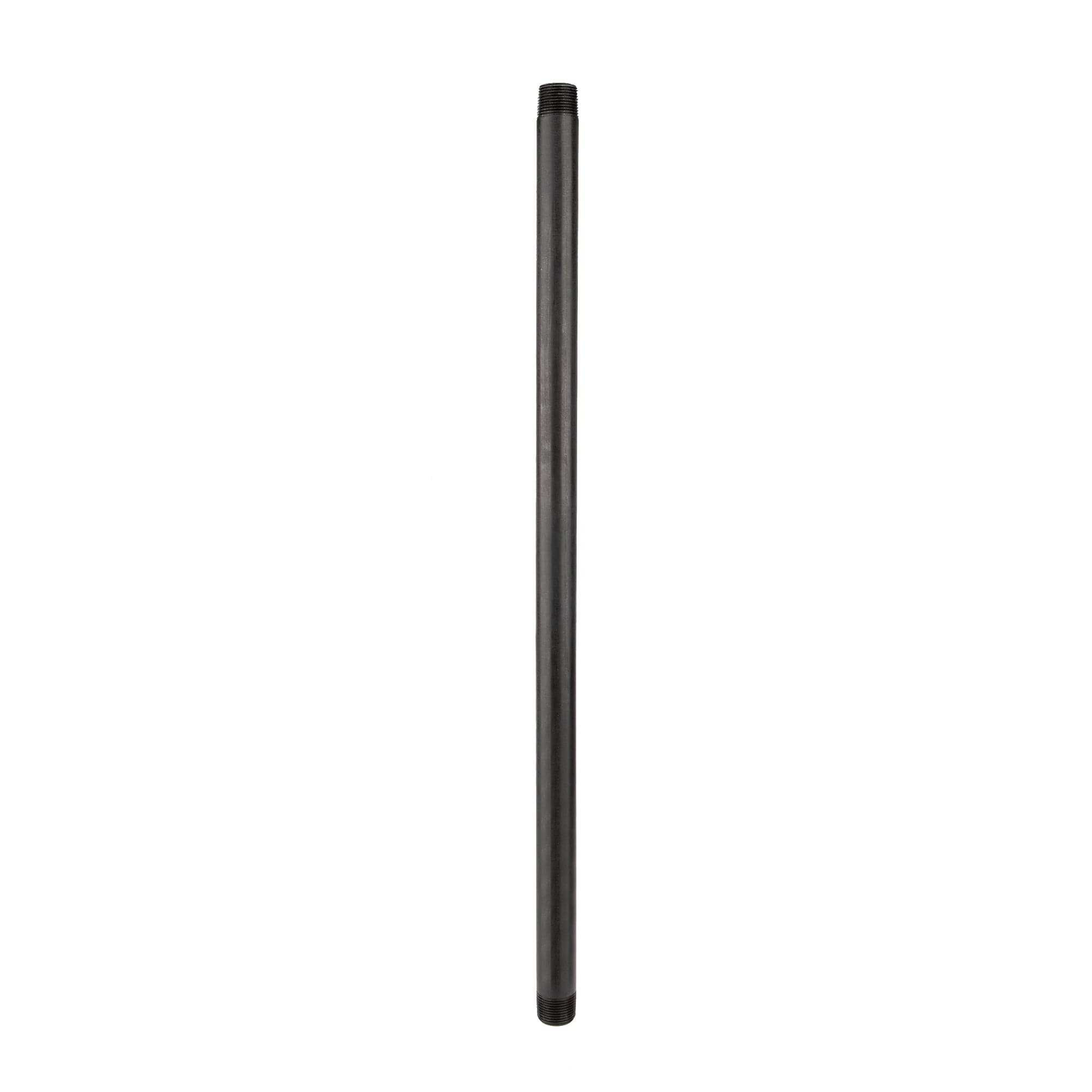 1 in. x 30 in. Prefinished Matte Black Pipe