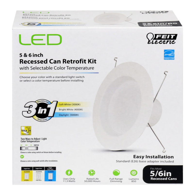 RETROFT LED 5/6''11.3W WH (Pack of 1)