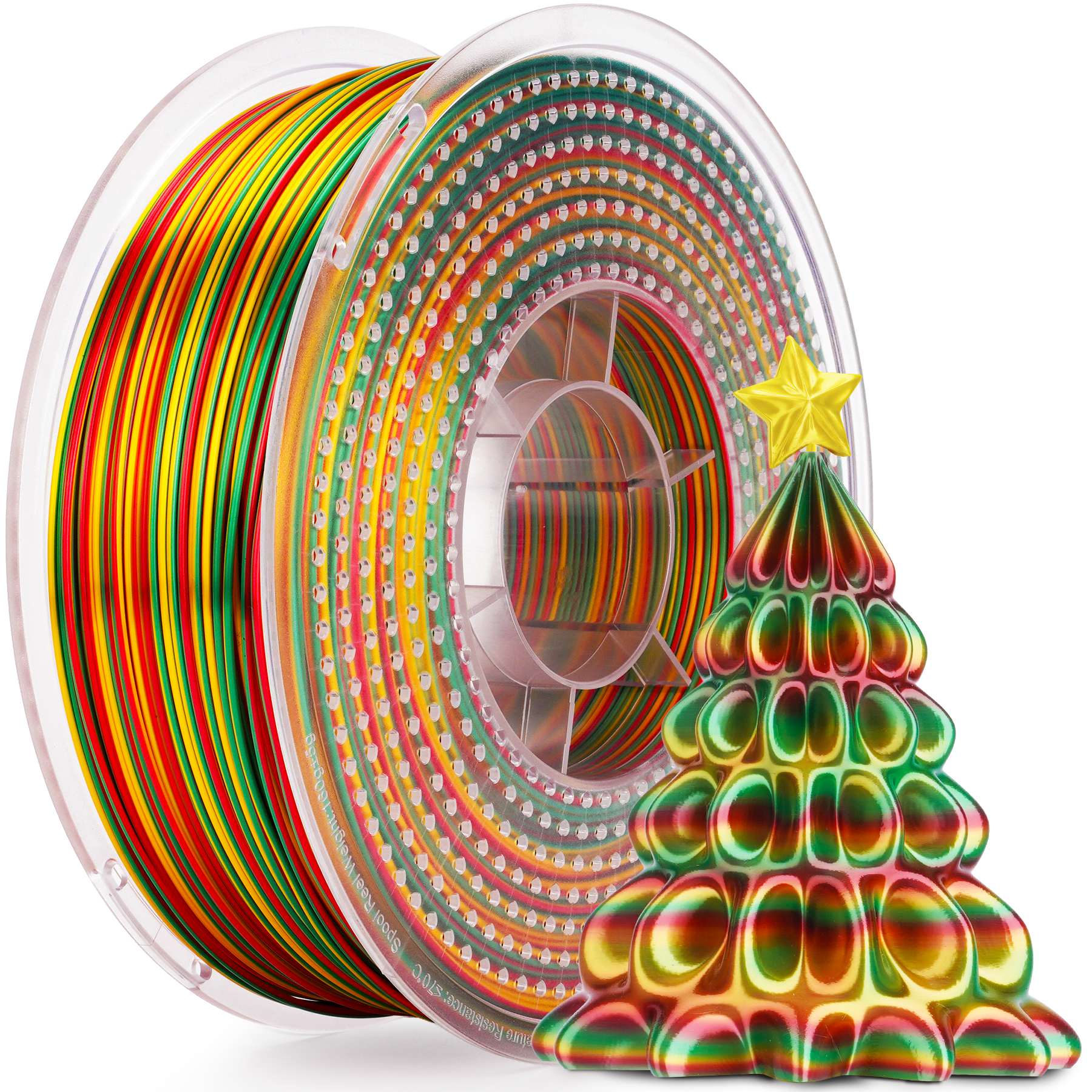 PLA Silk S-Series Filament 1.75mm, 1KG/2.2LB