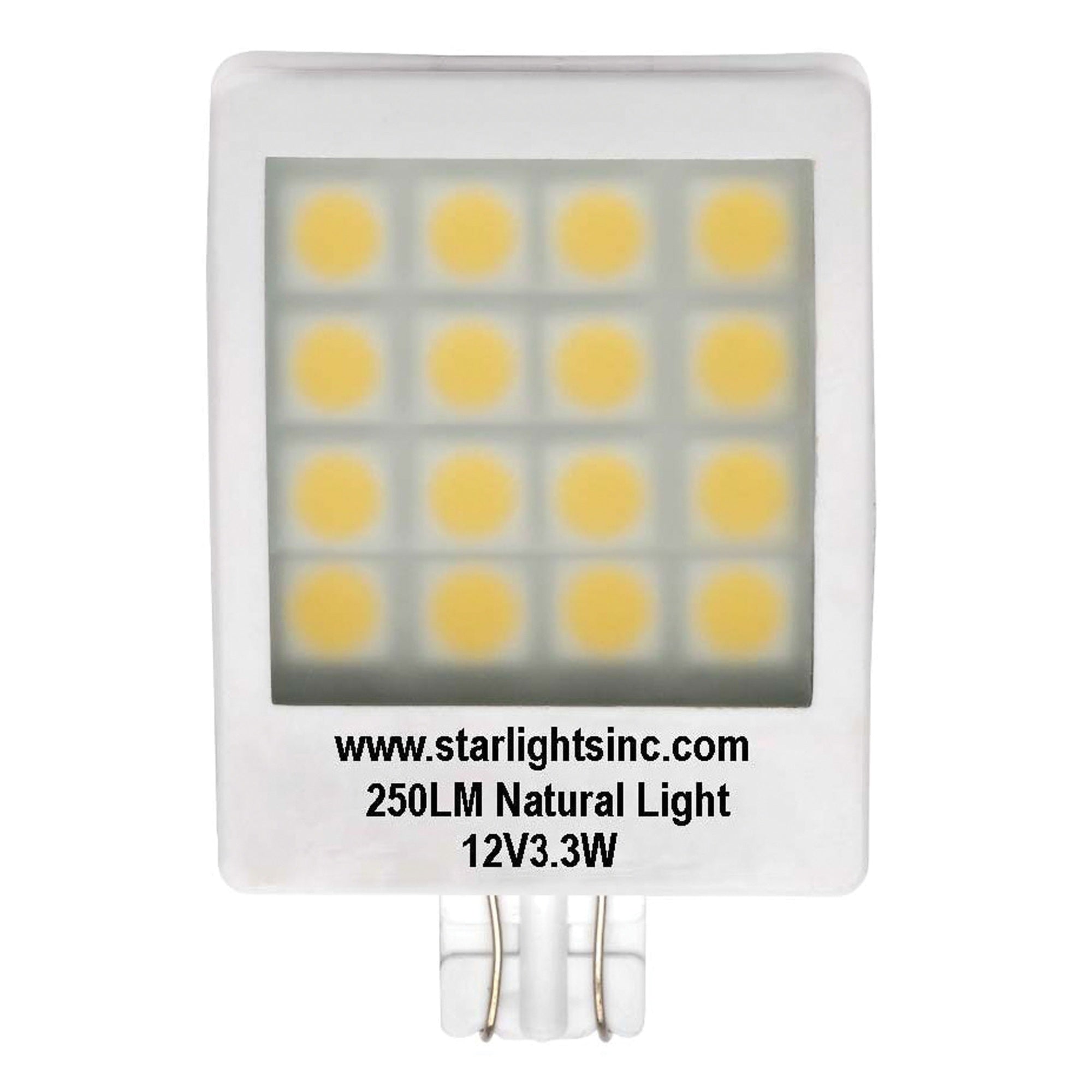 Starlights 921-250 Wedge Based Led Replacement Bulb For Ceiling Fixtures