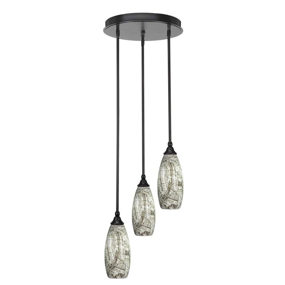Empire 3 Light Cluster Pendalier in Espresso (2143-ES-5064)