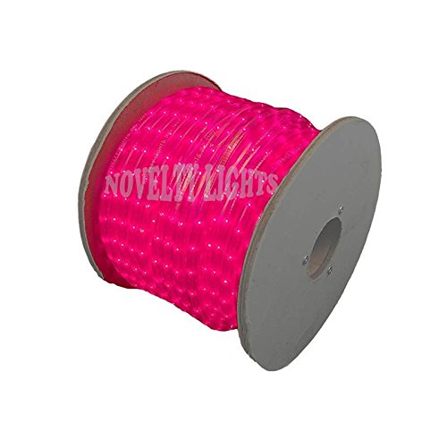 Novelty Lights Incandescent Rope Light Spool, 150, 1/2in Diameter, Pink, Custom Cuttable, 120 Volt