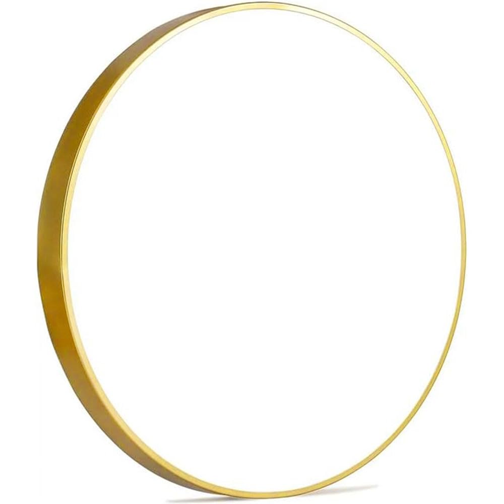 COTULIN 24 Inch Gold LED Flush Mount Ceiling Light, Adjustable 3000K/4000K/5000K, Metal Frame for Bedroom Living Room Kitchen