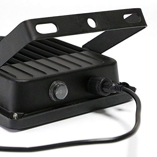 Eleding Solar Powered 5W Black Led Landscape Flood Spot Light With Brightness Control