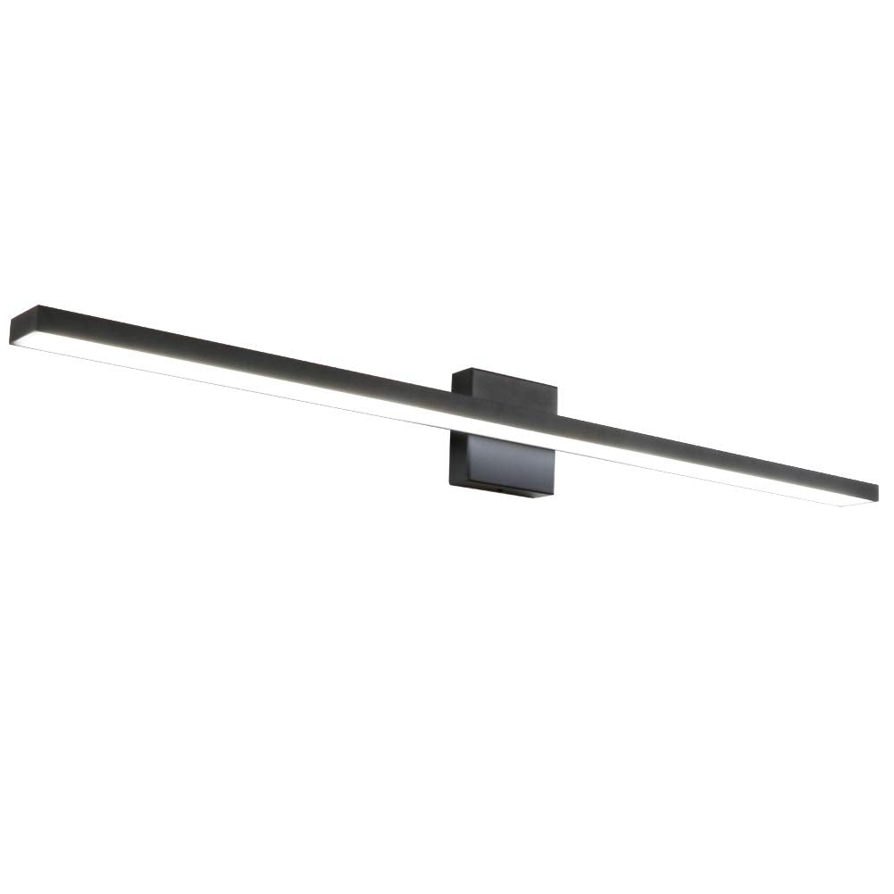 Ralbay 40-Inch Led Black Vanity Light 36W Aluminum Fixture, Cool White 6000K For Bathroom