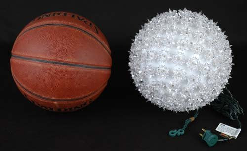 Novelty Lights Starlight Sphere 150-Light Ornament Ball Light, Clear, 10in, Commercial Grade with 5ft Hanging Cord, Model A-SS150-CL