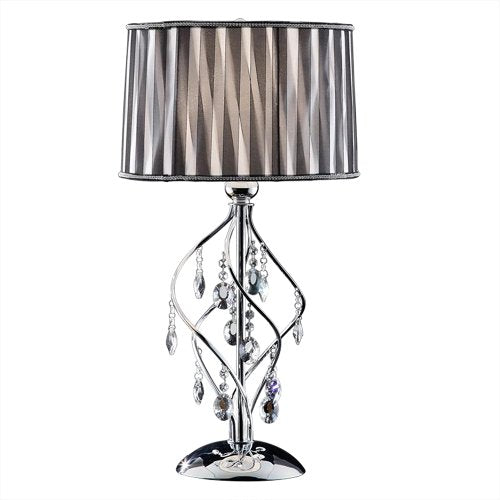 Ok-5123T 30.5-Inch Lady Crystal Table Lamp