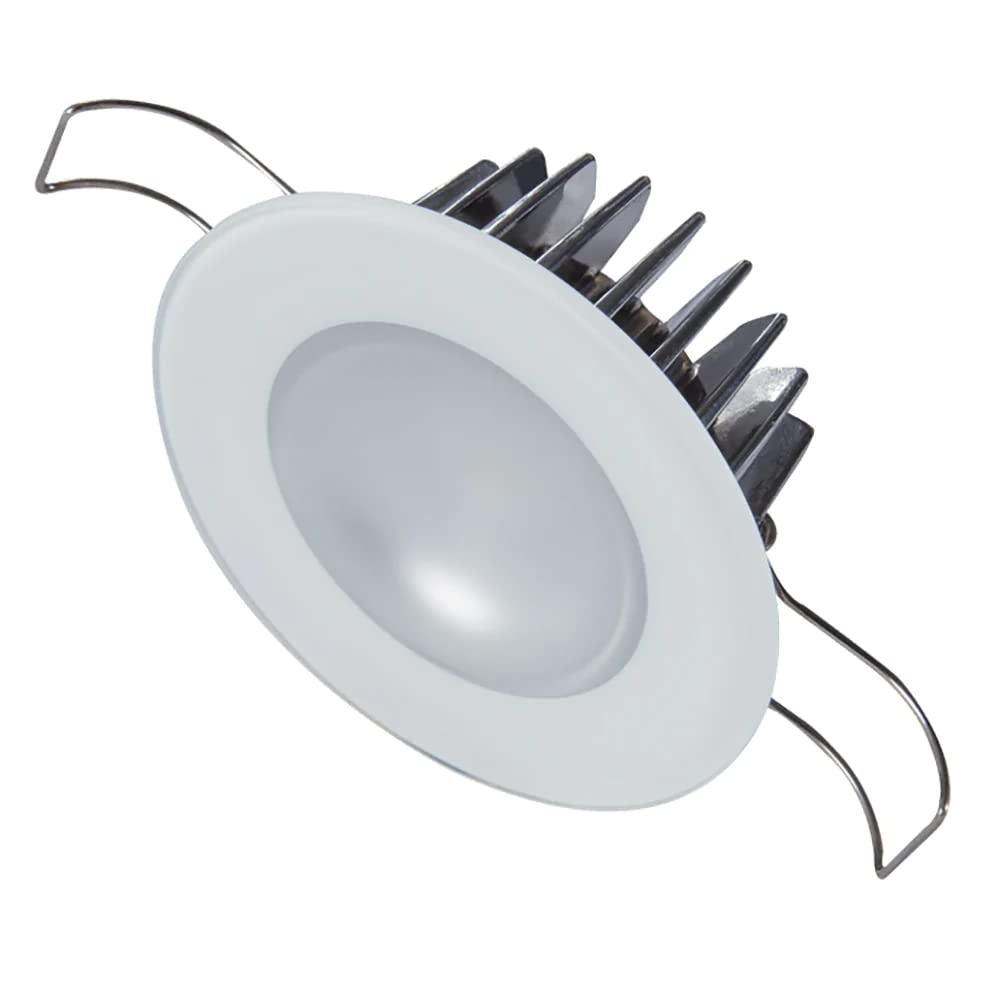 Lumitec Mirage LED Down Light - 2.5" Flush Mount, White Dimming, Red & Blue Non-Dimming, Plastic, Model 113198